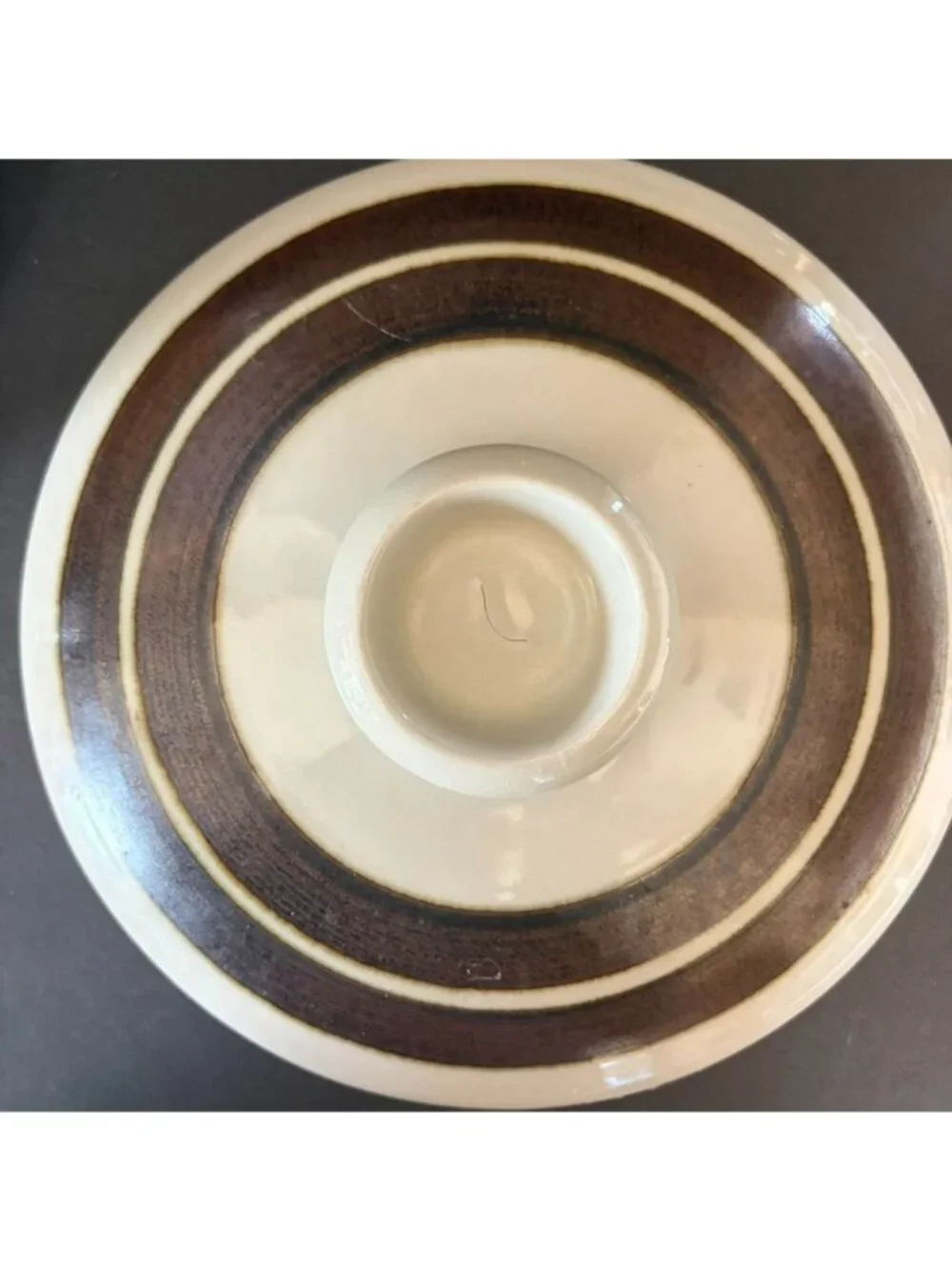 Vtg Arabia Finland Stoneware Covered Casserole Dish 8.75